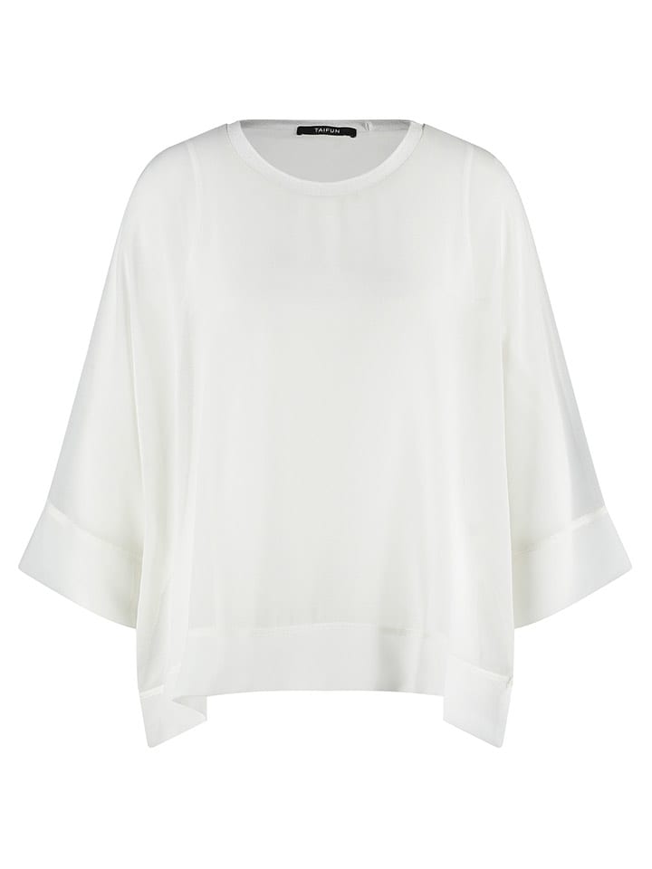 TAIFUN Koszulka w kolorze kremowym rozmiar: 38