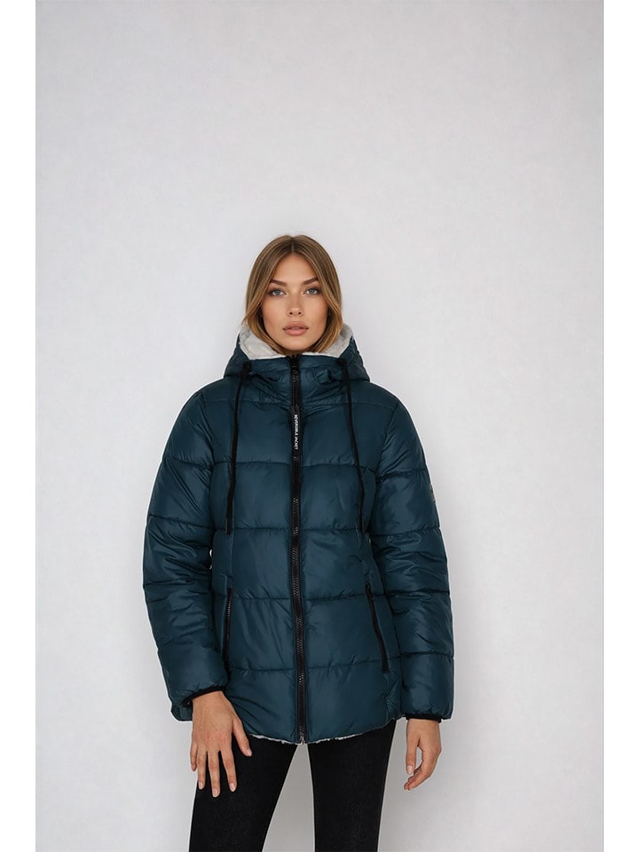 Steve Madden Kurtka zimowa w kolorze turkusowym rozmiar: S