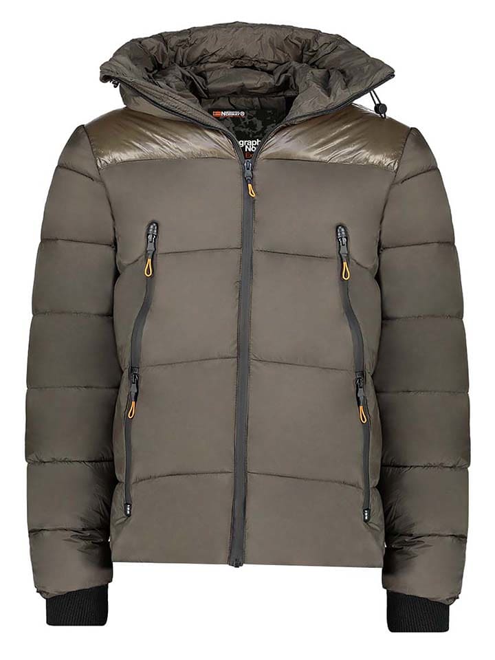 Geographical Norway Kurtka pikowana "Bayou" w kolorze khaki rozmiar: 176