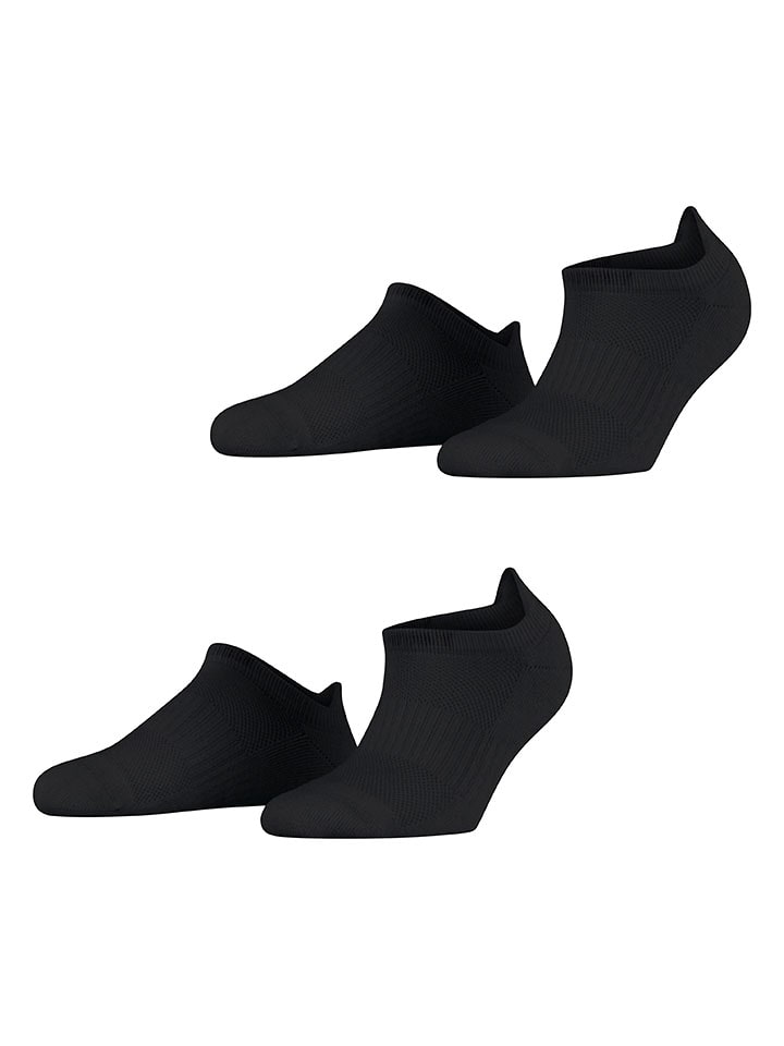 ESPRIT Skarpety (2 pary) "Active Basic" w kolorze czarnym rozmiar: 39-42