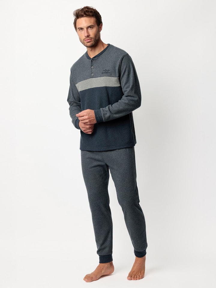 admas Piżama "Magnific" w kolorze granatowym rozmiar: XXL