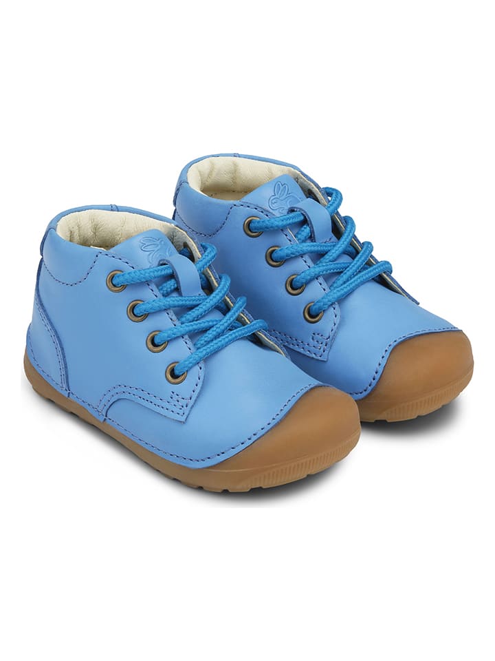 Bundgaard Skórzane buty "Panto" w kolorze niebieskim do nauki chodzenia rozmiar: 25