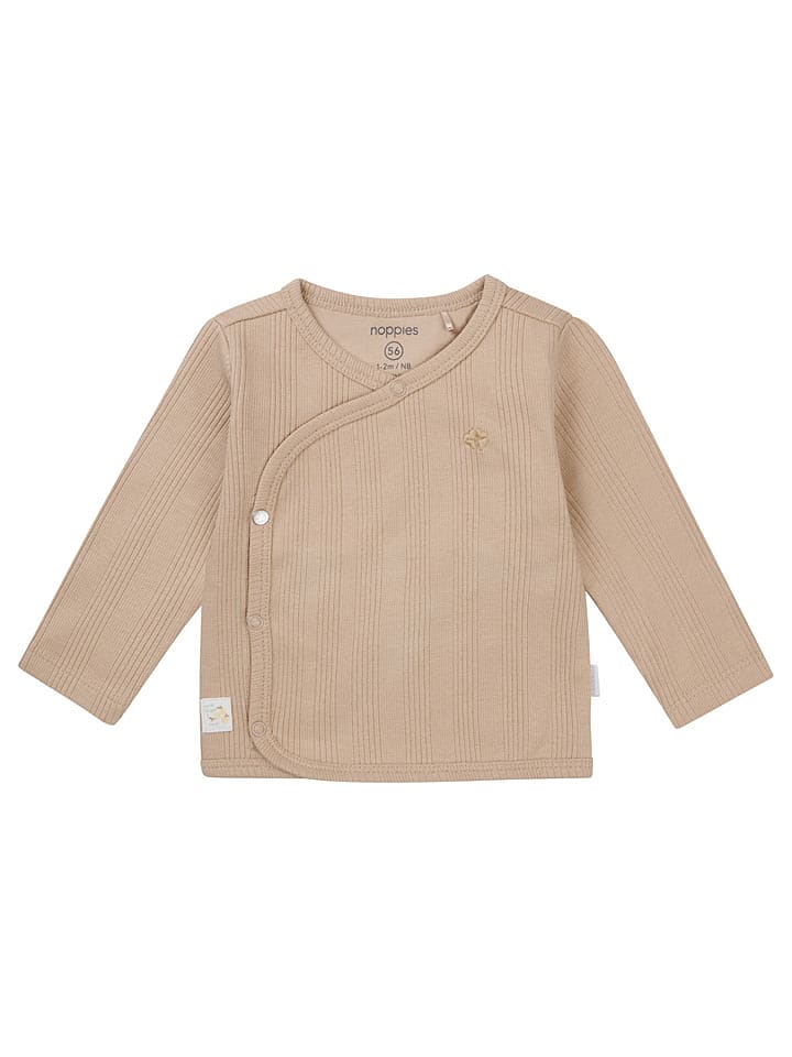 Noppies Koszulka "Ozark" w kolorze beżowym rozmiar: 80