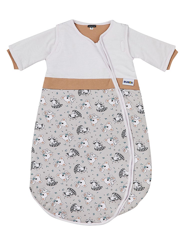 Gesslein Śpiworek "Bubou" w kolorze biało-jasnobrązowo-szarym rozmiar: 70 cm