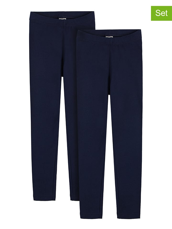 COOL CLUB Legginsy (2 pary) w kolorze granatowym rozmiar: 110