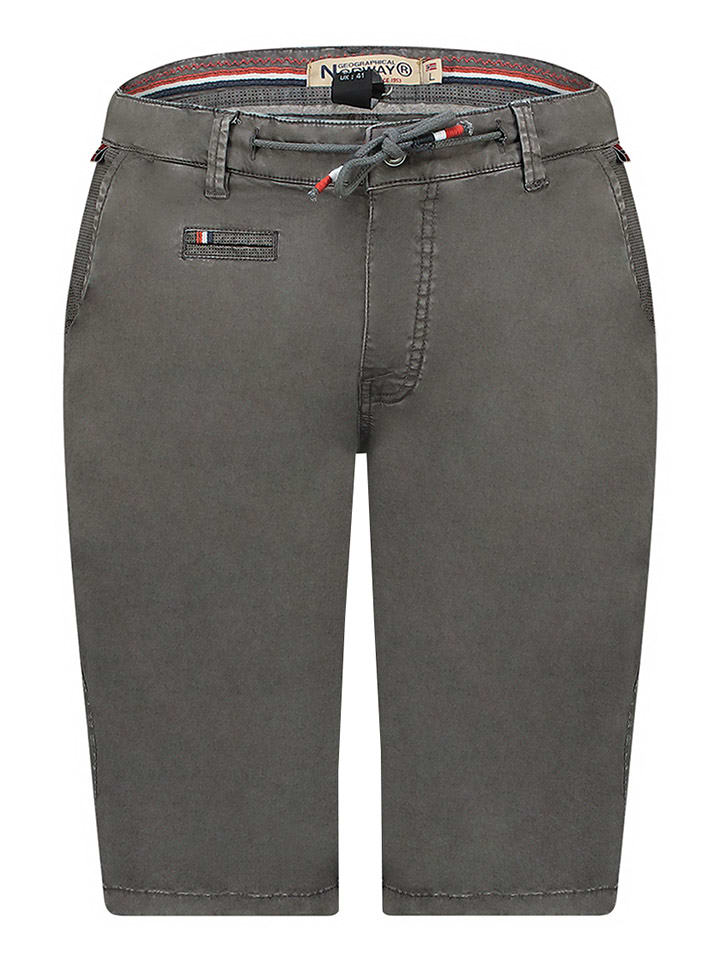 Geographical Norway Bermudy w kolorze antracytowym rozmiar: XXL