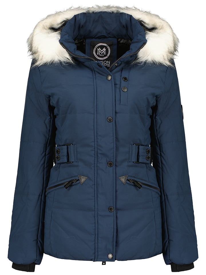 Maison Montaigne Kurtka pikowana "Chesmai" w kolorze granatowym rozmiar: L