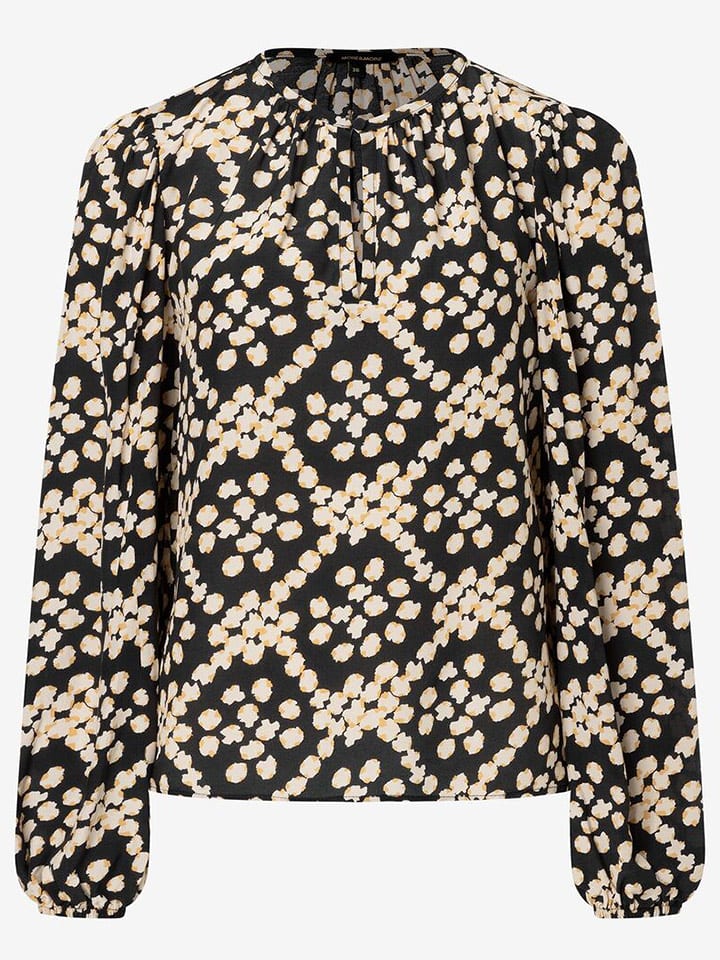 More & More Bluzka w kolorze czarno-beżowym rozmiar: 46