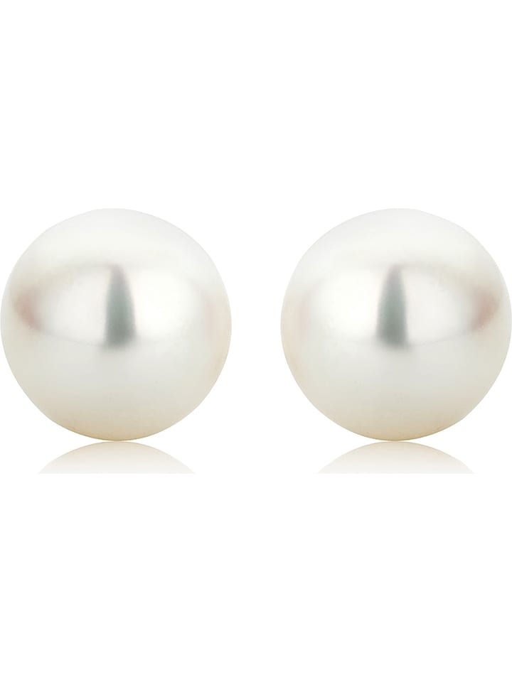 Diamant Exquis Kolczyki-wkrętki w kolorze białym z perłami rozmiar: onesize