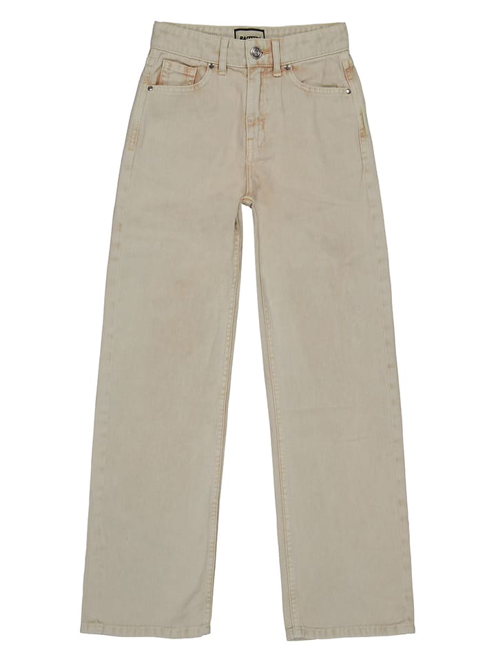 RAIZZED® Dżinsy "Mississipi" - Wide leg - w kolorze beżowym rozmiar: 128