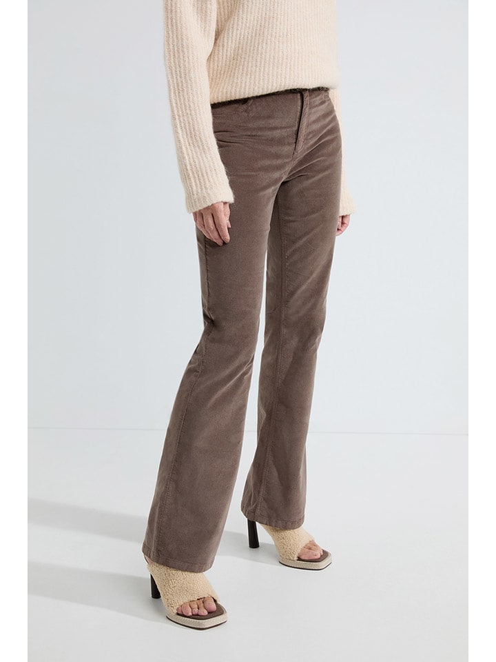 Josephine & Co Dżinsy "Alessandro" - Flare fit - w kolorze brązowym rozmiar: 34