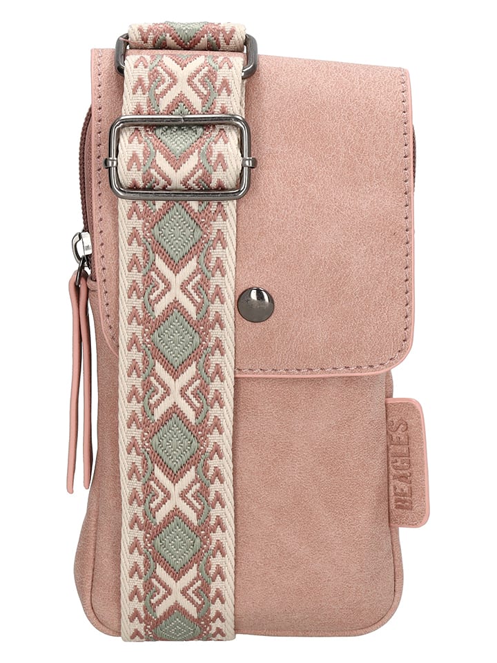 Beagles Torebka w kolorze jasnoróżowym na telefon - 11 x 20 x 2 cm rozmiar: onesize