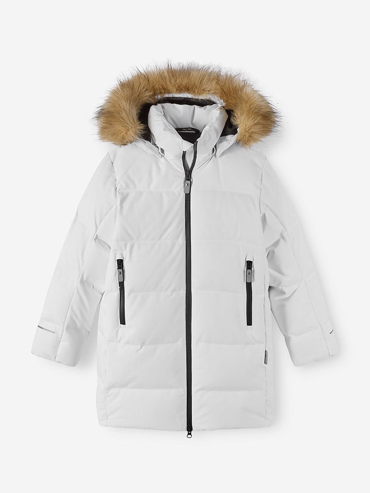 Reima Kurtka puchowa "Wisdom" w kolorze białym rozmiar: 110
