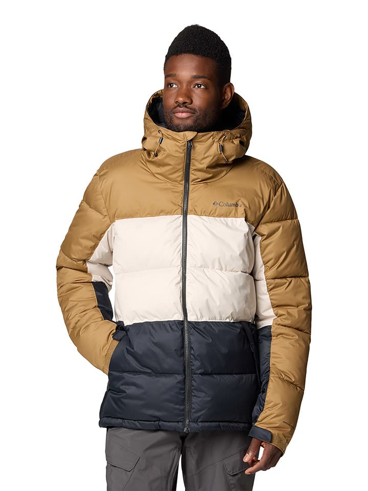 Columbia Kurtka zimowa "Slope Style" w kolorze beżowo-kremowo-antracytowym rozmiar: XL