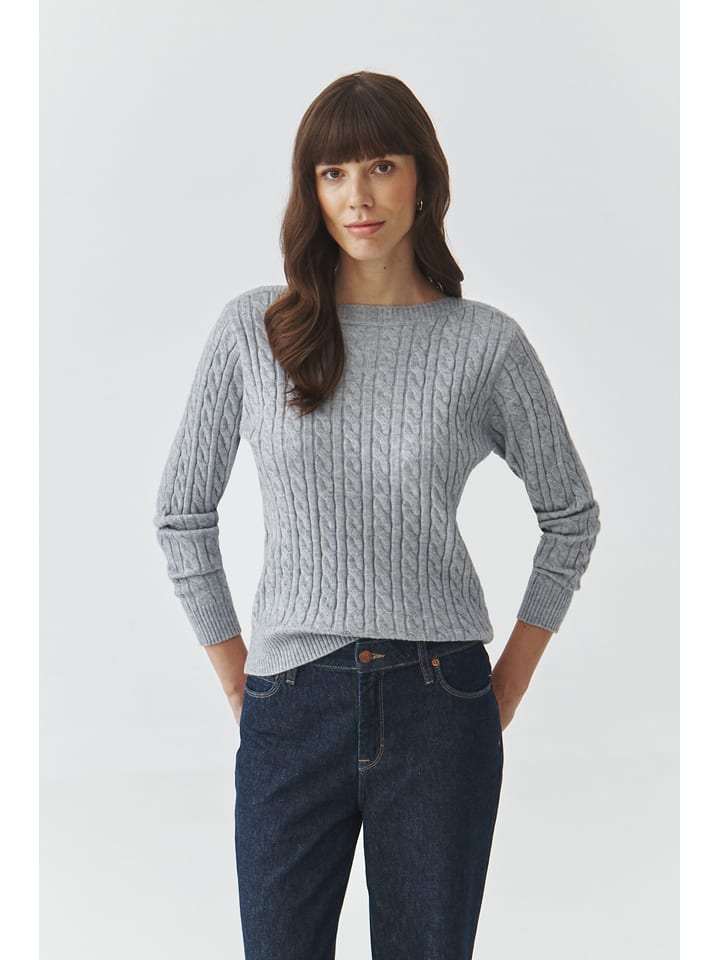 TATUUM Sweter "Willow" w kolorze jasnoszarym rozmiar: XL