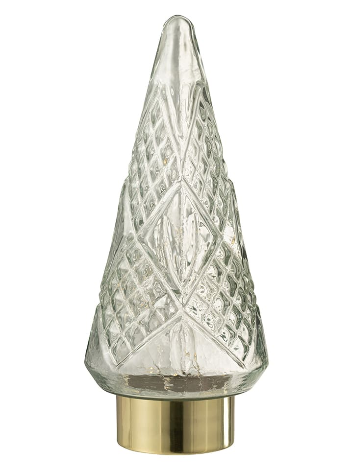 J Line Figurka dekoracyjna LED w kolorze złotym - 15 x 35,5 x 15 cm rozmiar: onesize