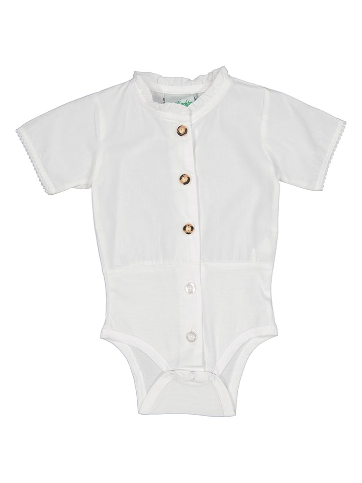 Isartrachten Bluzka-body w kolorze białym rozmiar: 80