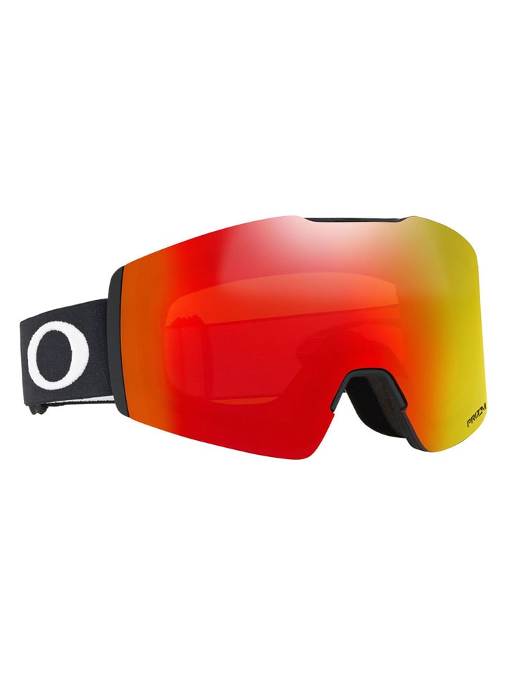 Oakley Gogle narciarskie "Fall Line" w kolorze czarno-czerwonym rozmiar: M