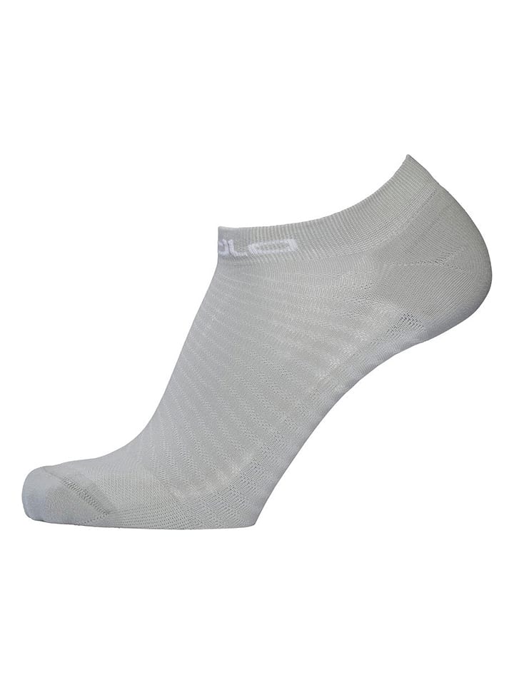 Odlo Skarpety "Invisible" w kolorze białym do biegania rozmiar: 45-47