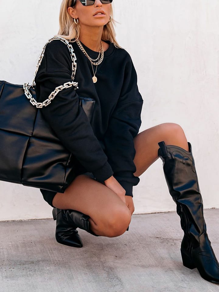 Milan Kiss Sukienka w kolorze czarnym rozmiar: XL