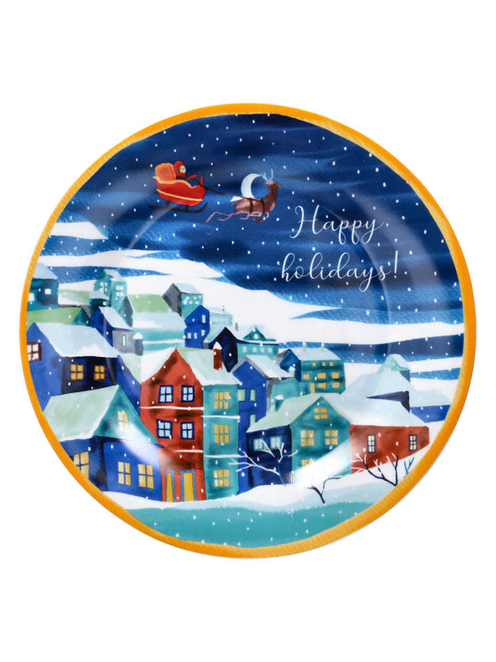 Tognana Talerz "Atollo Norvegia" ze wzorem na ciasto - Ø 31 cm rozmiar: onesize