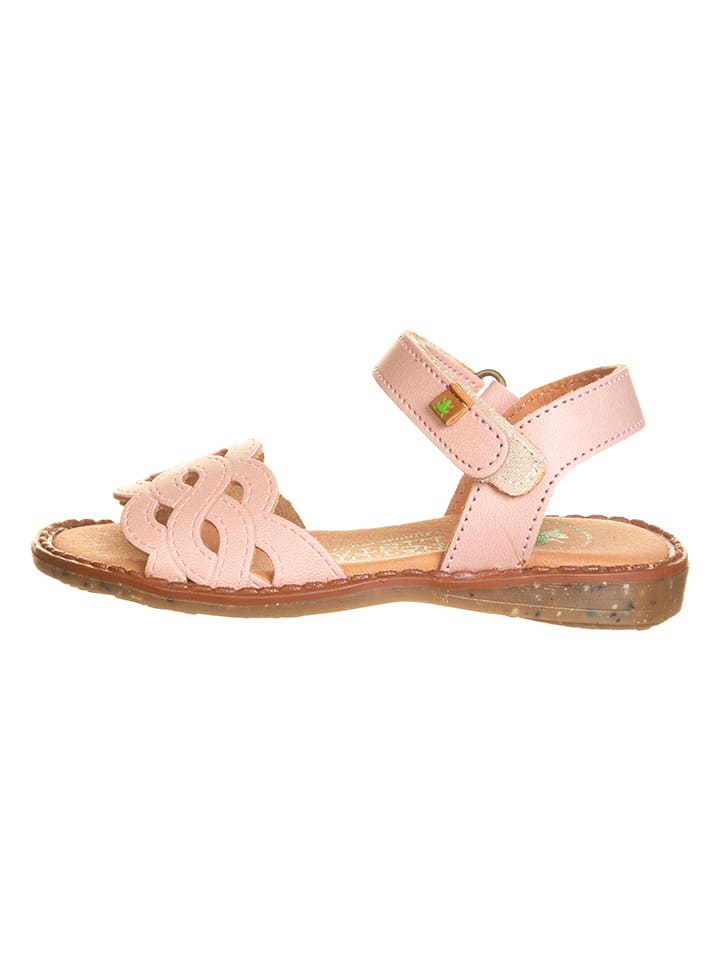 El Naturalista Skórzane sandały "Atenas" w kolorze jasnoróżowym rozmiar: 34