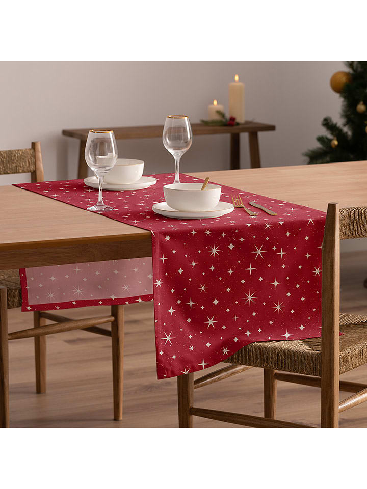 Mint Rugs Bieżnik "Christmas Spirit" w kolorze biało-czerwonym rozmiar: 50x155 cm