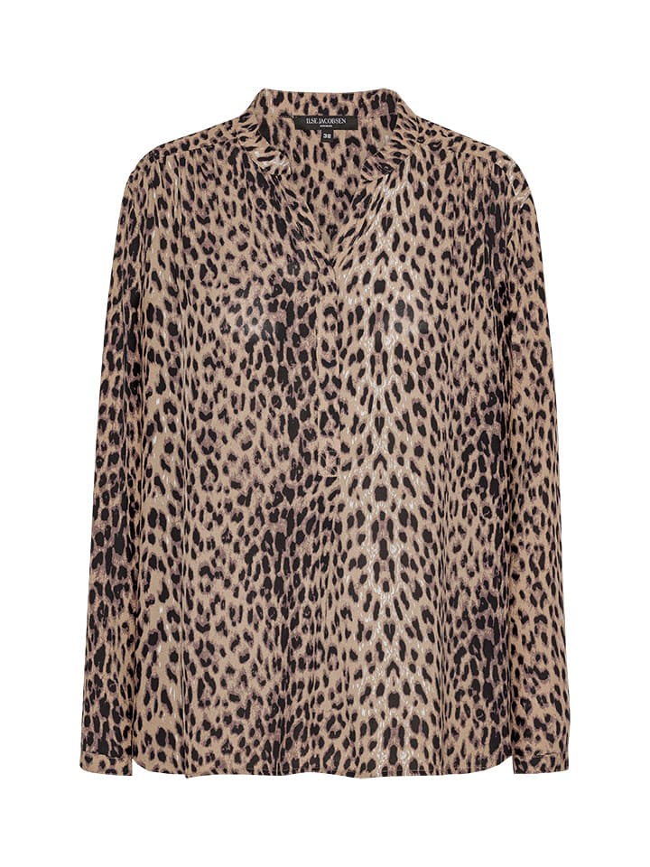 Ilse Jacobsen Bluzka w kolorze jasnobrązowo-czarnym rozmiar: 36