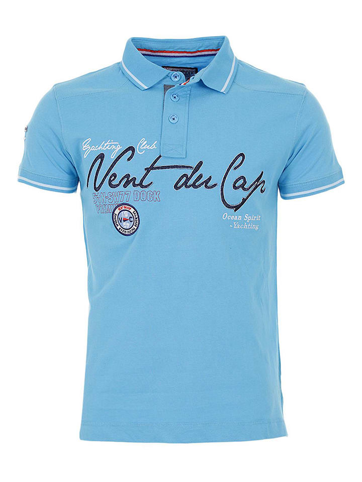 Peak Mountain Koszulka polo w kolorze błękitnym rozmiar: XXL