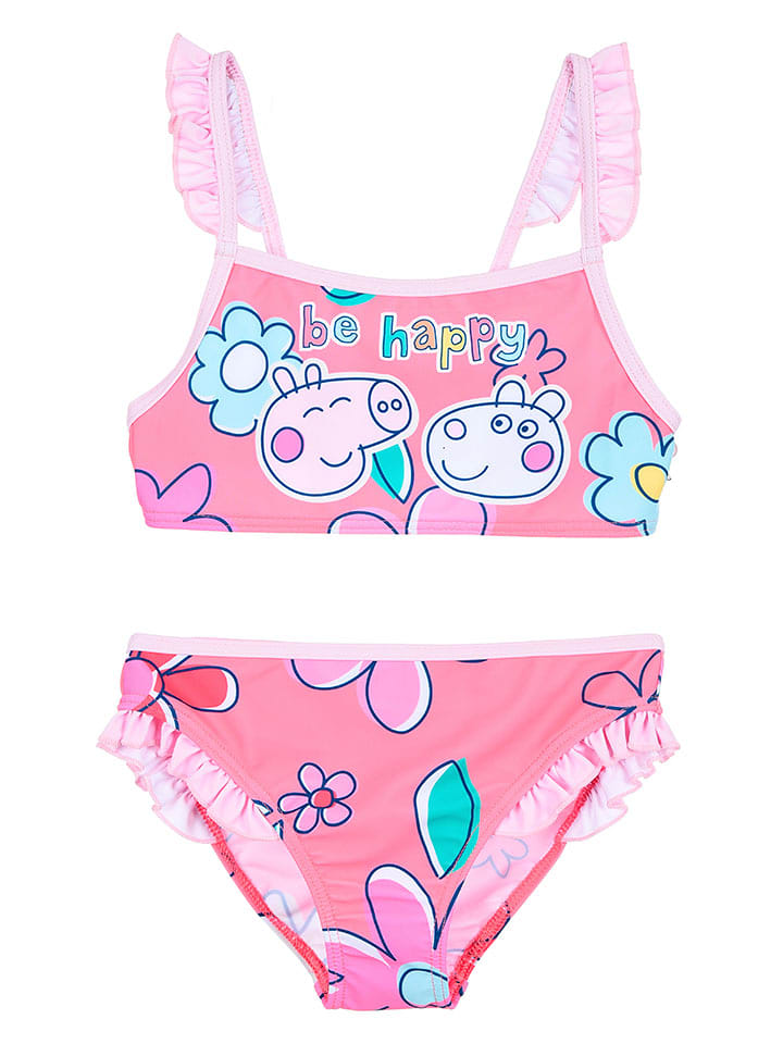 Peppa Pig Bikini "Świnka Peppa" w kolorze jasnoróżowym rozmiar: 98
