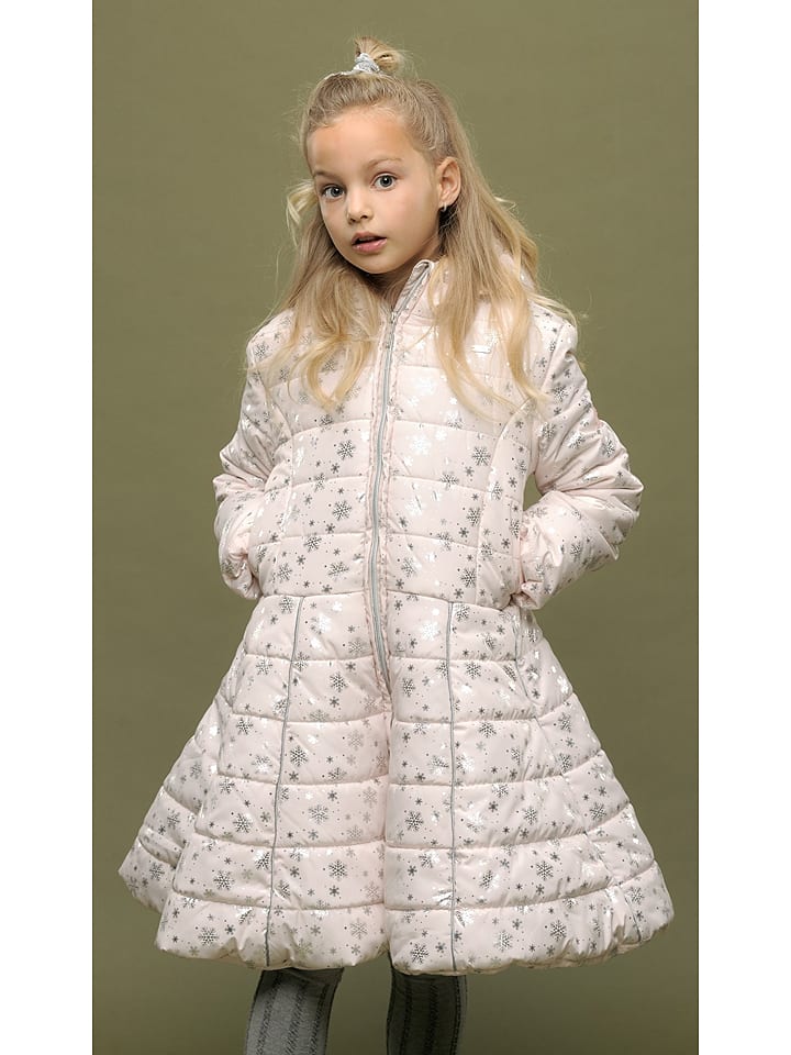 Le Chic Płaszcz pikowany "Belia" w kolorze białym rozmiar: 110