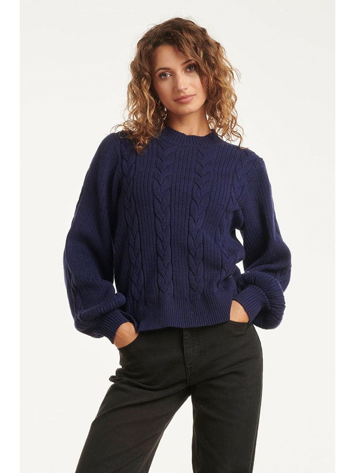 Smashed Lemon Sweter w kolorze granatowym rozmiar: 3XL