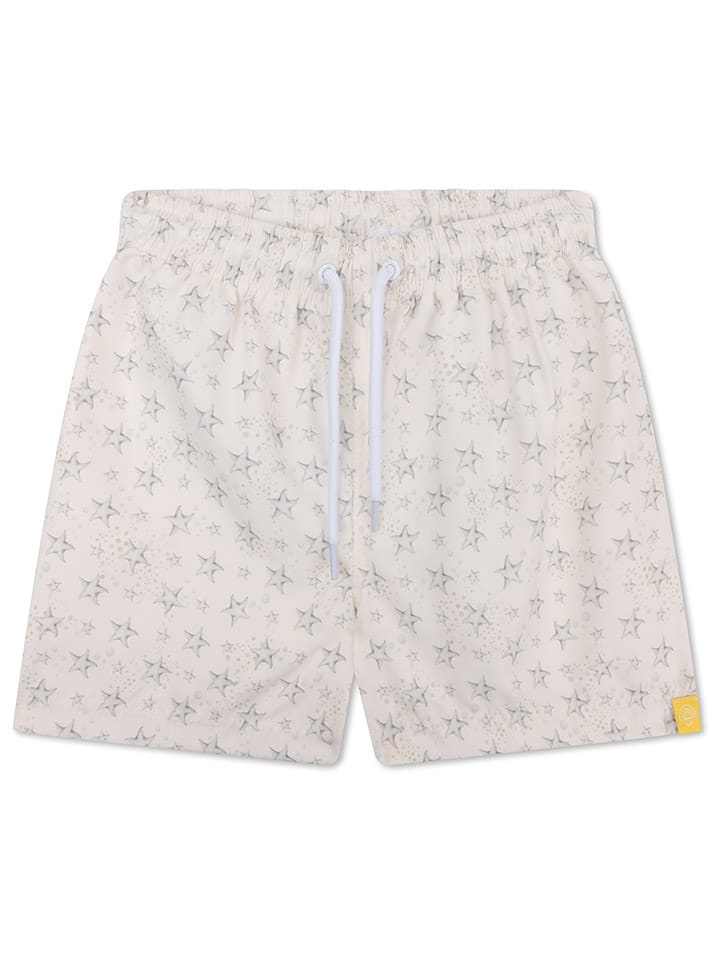 Swim Essentials Szorty kąpielowe "Stars" w kolorze kremowym rozmiar: 98/104