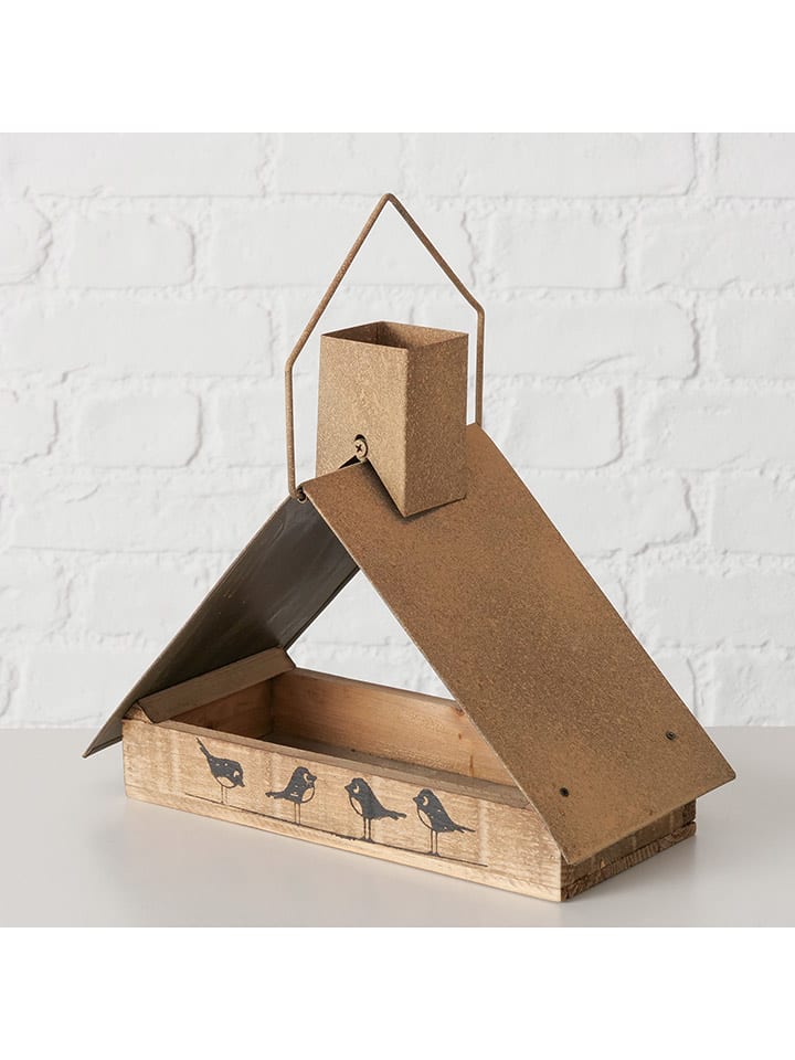 Boltze Karmnik w kolorze jasnobrązowym dla ptaków - wys. 23 cm rozmiar: onesize