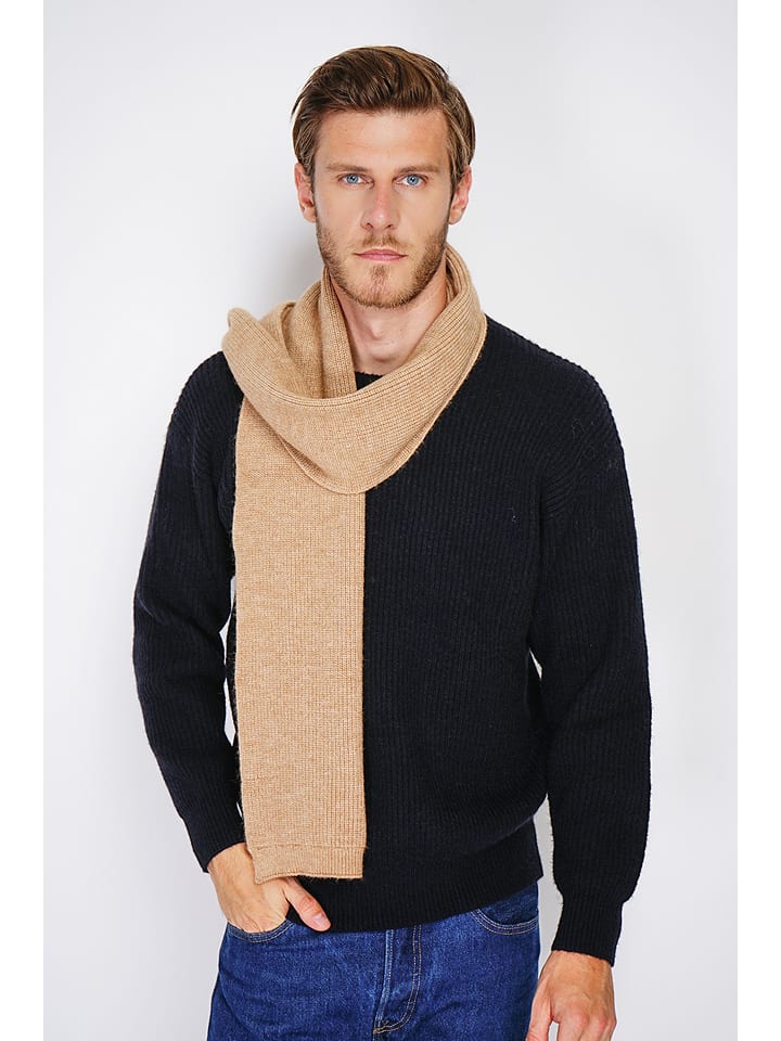 C& Jo Szal w kolorze jasnobrązowym - 170 x 30 cm rozmiar: onesize