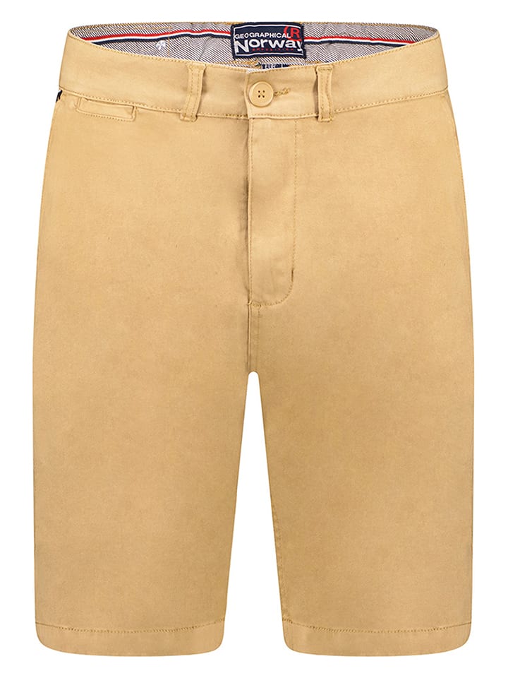 Geographical Norway Bermudy "Pacidor" w kolorze beżowym rozmiar: 3XL
