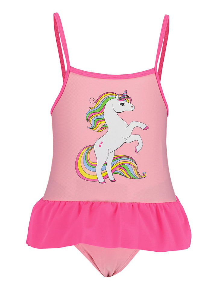 Blue Seven Strój kąpielowy w kolorze różowym ze wzorem rozmiar: 92/98