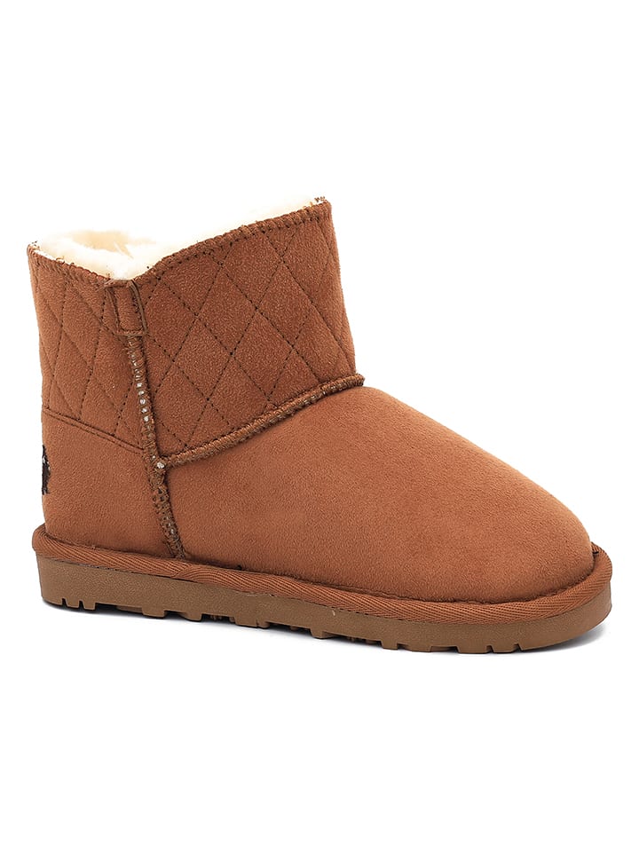 Blackfield Botki zimowe "Tinke" w kolorze jasnobrązowym rozmiar: 29