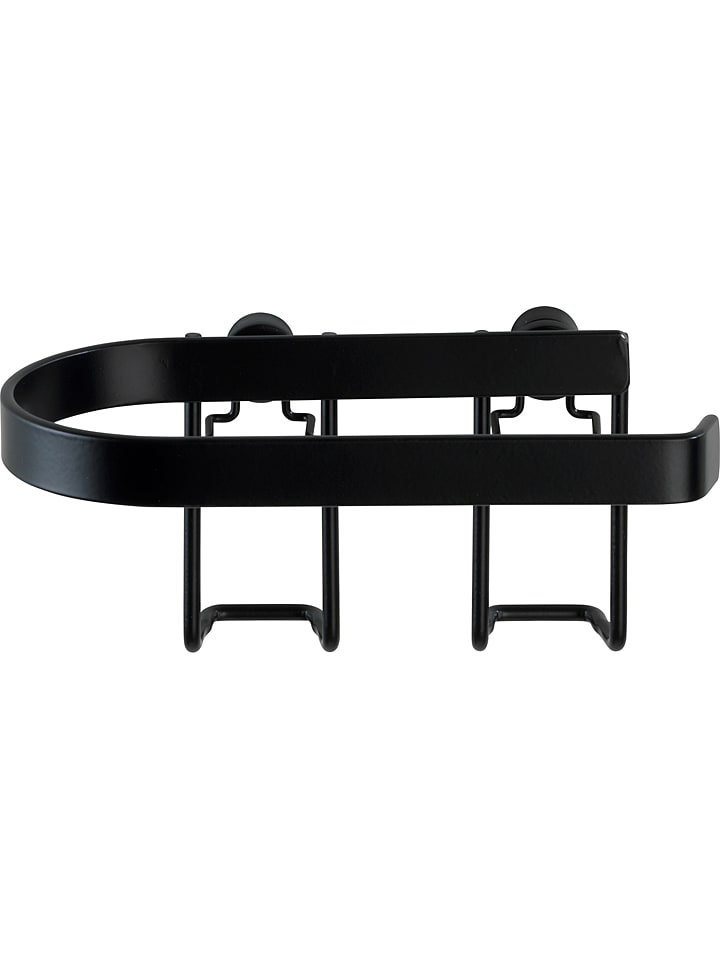 Wenko Uchwyt "Classic Plus" w kolorze czarnym na papier toaletowy - 15 x 7,5 x 10 cm rozmiar: onesize