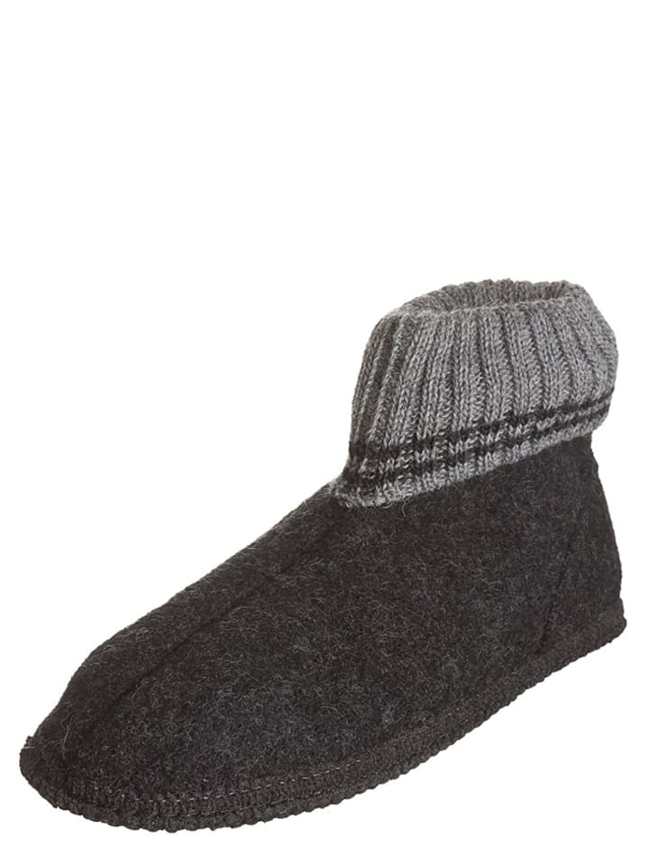 kitz-pichler Filcowe bambosze w kolorze czarno-szarym rozmiar: 40