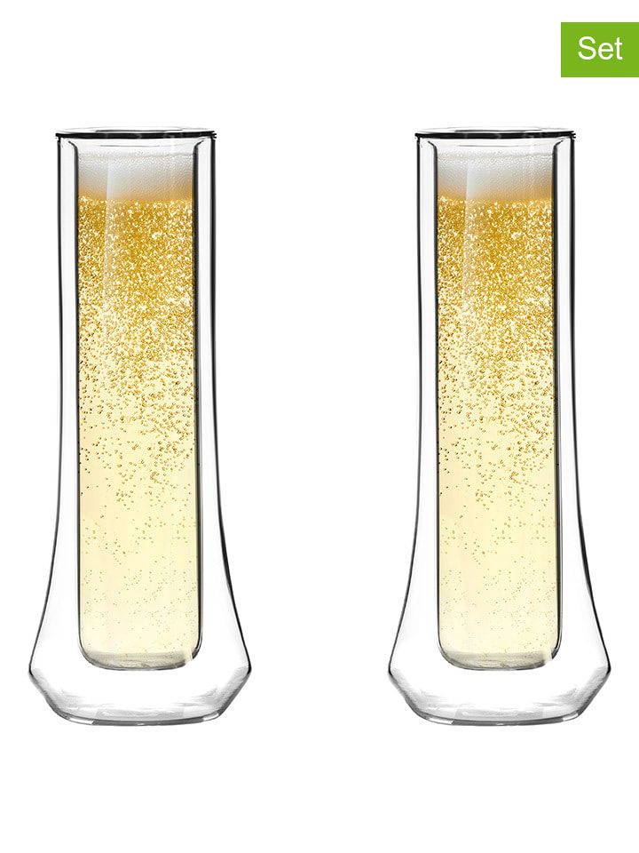 Vialli Design Kieliszki (2 szt.) do szampana - 140 ml rozmiar: onesize
