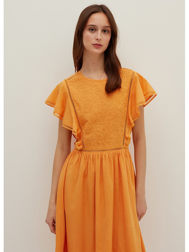 STEFANEL Sukienka w kolorze pomarańczowym rozmiar: 38