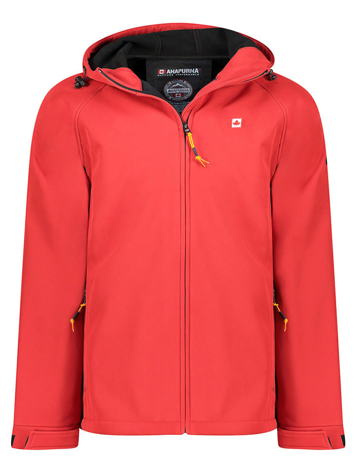 ANAPURNA Kurtka softshellowa "Tamigolorana" w kolorze czerwonym rozmiar: L