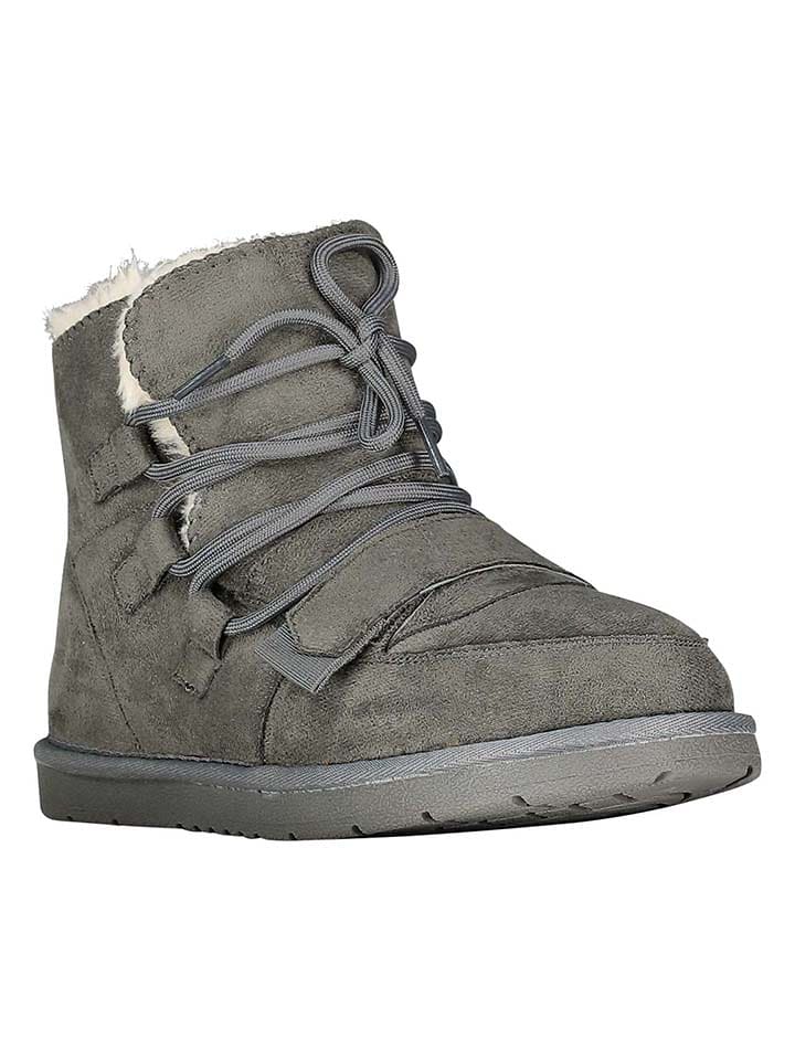 Geographical Norway Botki zimowe "Olasneige" w kolorze szarym rozmiar: 37