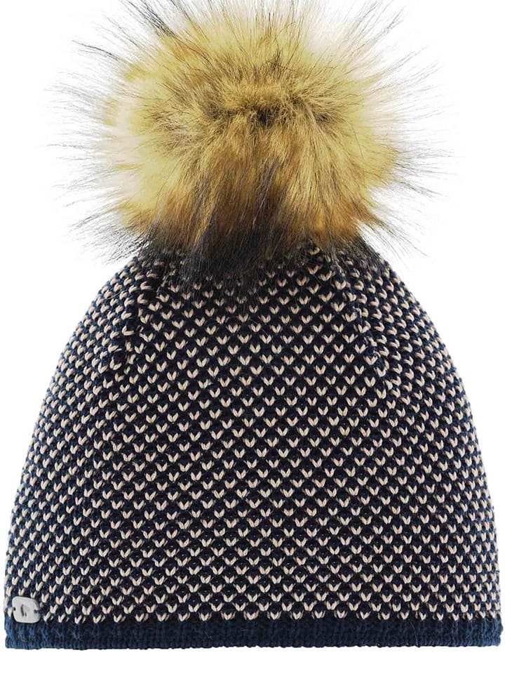 Eisbär Czapka "Sanja Lux" w kolorze granatowo-jasnobrązowo-beżowym rozmiar: onesize