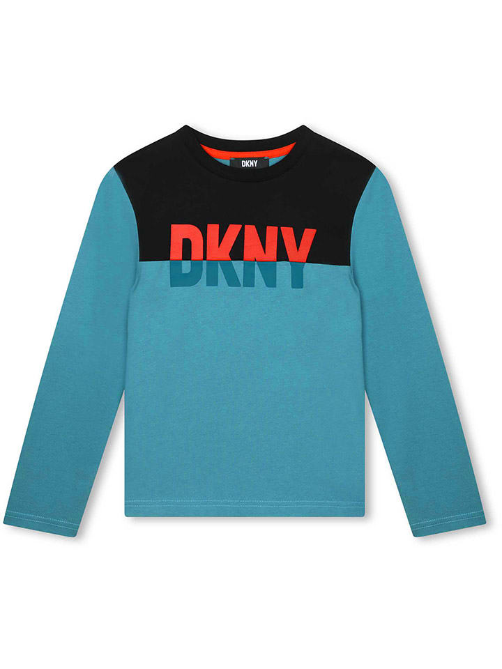 DKNY Koszulka w kolorze niebieskim rozmiar: 140