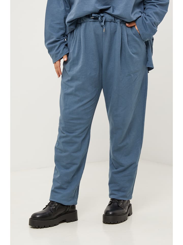 Curvy Lady Spodnie w kolorze niebieskim rozmiar: 44/46