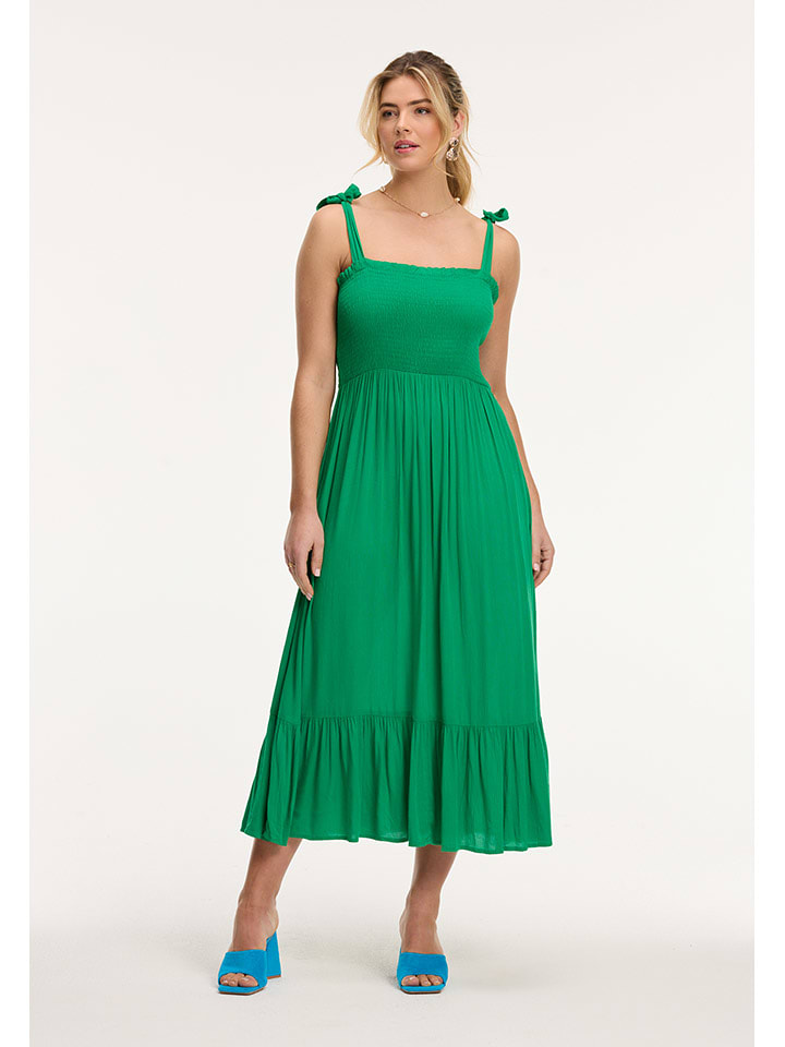 SHIWI Sukienka "Joan" w kolorze zielonym rozmiar: XS