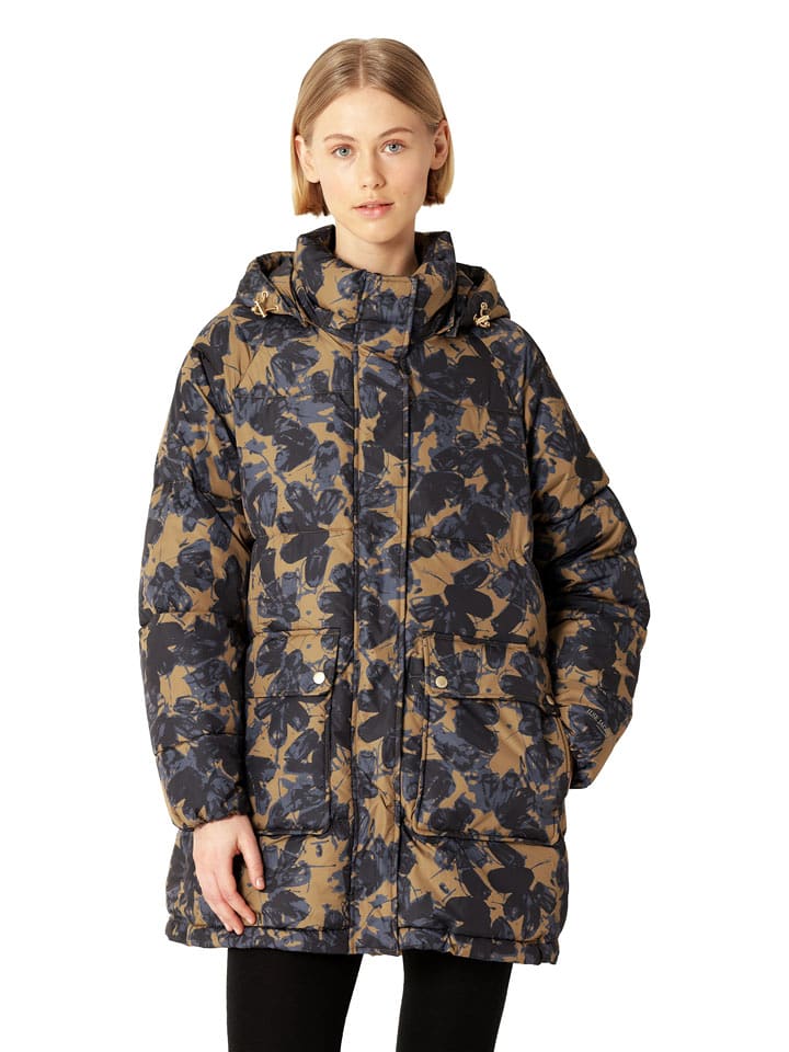 Ilse Jacobsen Płaszcz pikowany w kolorze jasnobrązowo-granatowym rozmiar: M/L