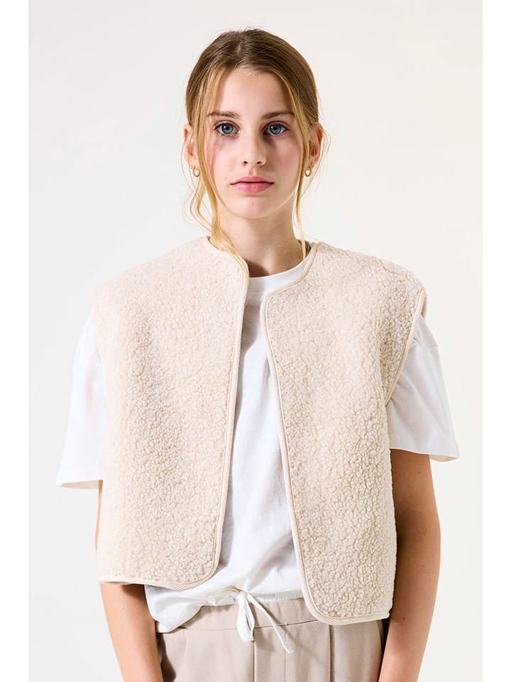 Garcia Dwustronna kamizelka w kolorze beżowo-czarnym rozmiar: 152/158